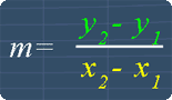 Slope formula or gradient