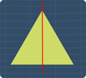 line of symmetry of a triangle