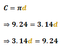 calculating the radius of a circle