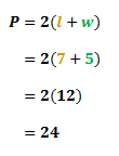 Calculating the perimeter of a rectangle