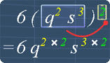 Applying the derived exponent law