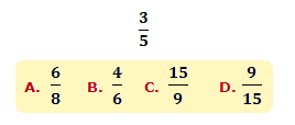 fraction 3/5
