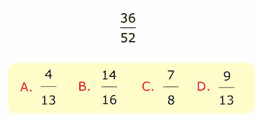 fraction 36/52