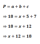 calculating the perimeter of a triangle