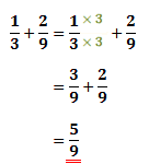 answer is 5/9