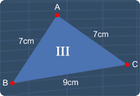 Triangle III is not an equilateral triangle