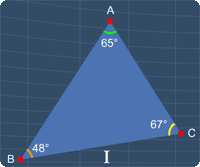 Triangle I is not a right triangle