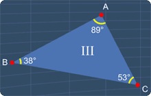 Triangle III is a scalene triangle