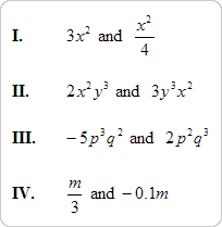 Algebra expression