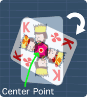 rotational symmetry for a card
