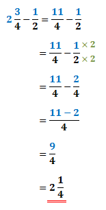 answer is 2 1/4