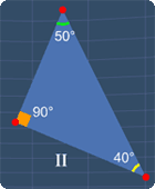 Triangle II is not an acute triangle