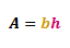 formula for the area of a parallelogram