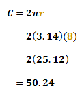 Calculating the circumference of a circle