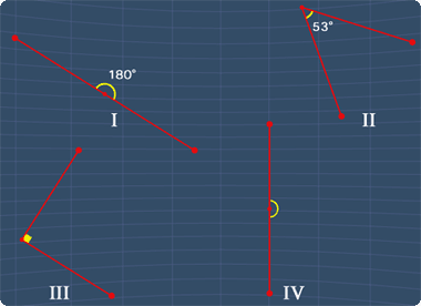 identify all the obtuse angles