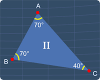 Triangle II is not an equilateral triangle