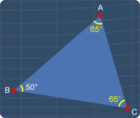 Triangle IV is an isosceles triangle