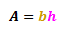 formula for the area of a parallelogram