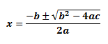 roots of quadratic equation