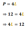 substituting P with 12