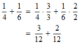 changing the denominator to 12