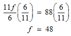 solving the equation for x