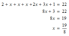 writing the equation