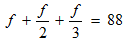 adding all three fractions