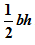 area of triangle formula