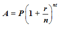 compound interest formula