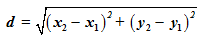 distance formula