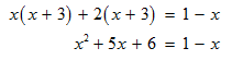 removing the brackets (parentheses)